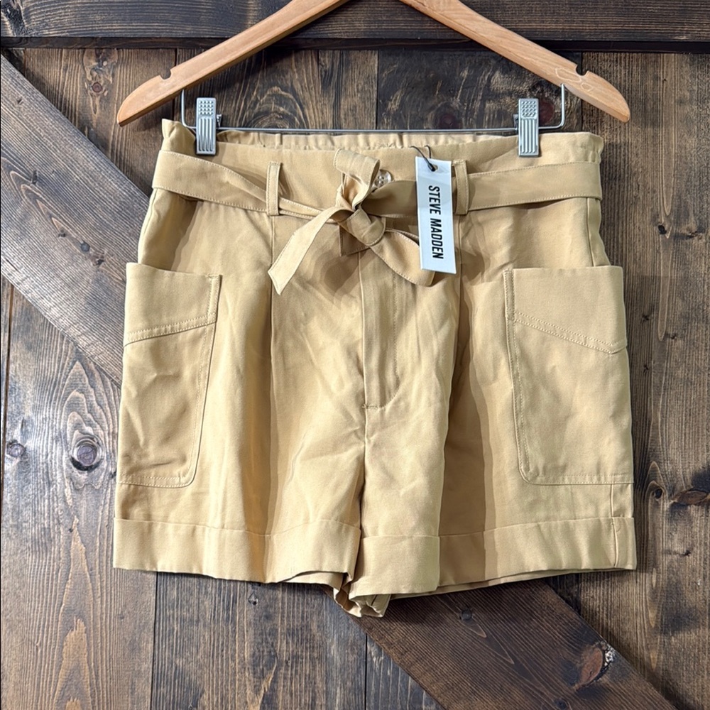 Steve Madden Paper Bag Utility Shorts